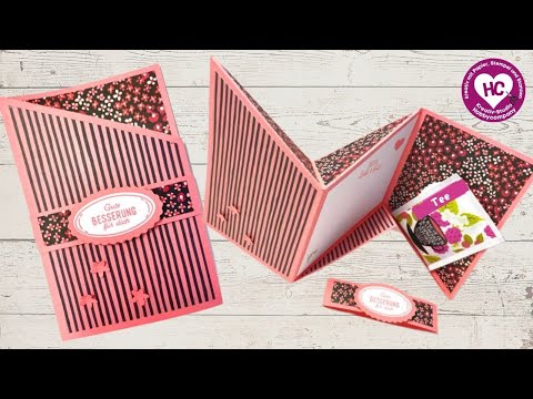 Gute Besserung Karte gestalten in Miura-Faltung