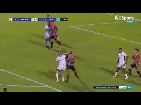 #AlmiranteBrown 4-2 #Chacarita. Los Goles del Partido. 12/02/22