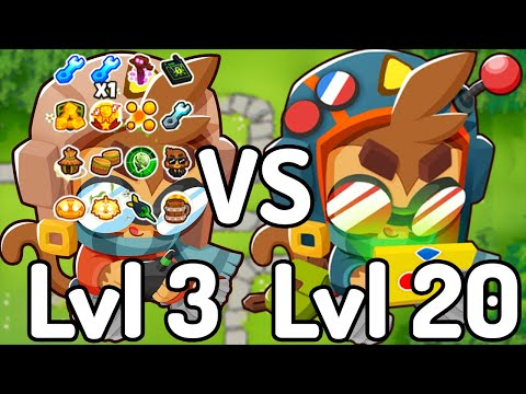 God Boosted Level 3 Etienne VS. Level 20 Etienne