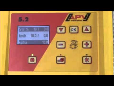 Geschwindigkeit kalibrieren mit der APV 5.2 Steuerung für pneumatische Sägeräte_de