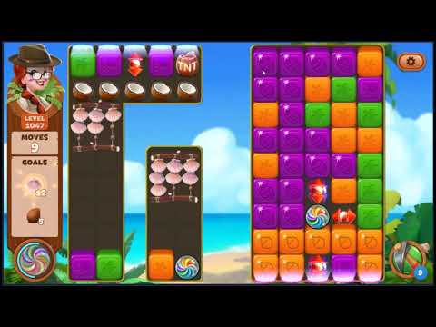 Lost Island Blast Adventure Level 1047 - NO BOOSTERS 🏝️ | SKILLGAMING ✔️