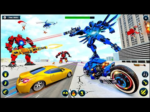 Optimus Prime Multiple Transformation Jet Robot Car Game|2023-Android Gameplay#robotcar #flyingrobot