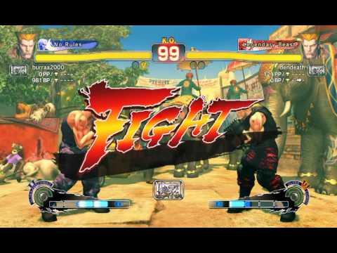 Ultra Street Fighter IV battle: Guile vs Guile