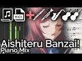 Love Live! Aishiteru Banzai (Piano mix) Backing ...