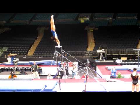 Gabby Douglas  - Uneven Bars - 2012 AT&T American Cup Podium Training