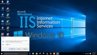 How to enable IIS services (Web Server )in windows 10