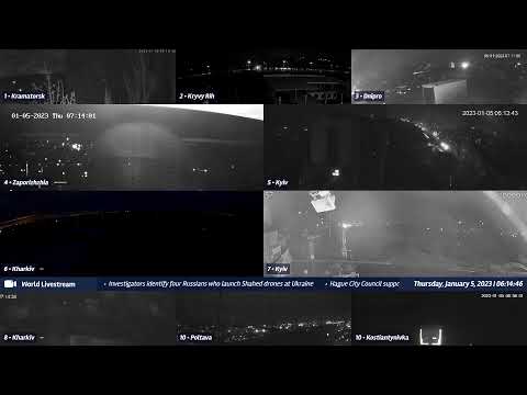 Live views from Ukraine 01/04/2023 B - Kramatorsk, Kharkiv, Kyiv, Zaporizhzhia and other cities