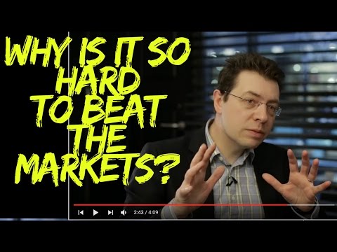 Why is it so hard to beat the market?