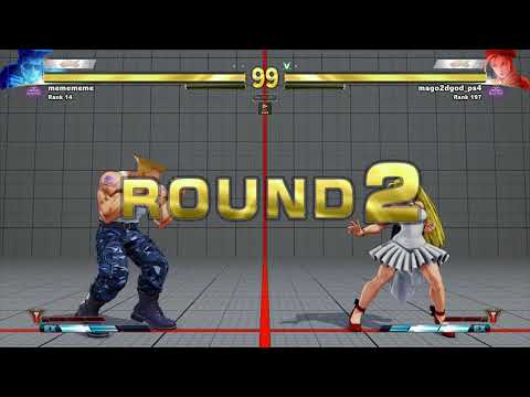 SFV~ Guile (Diago Umehara) vs. Cammy (mago2dgod_ps4) HD 24