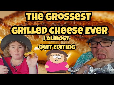 The GROSSEST Grilled Cheese Ever | Dawn's Mouth-Open ASMR | Willy Wants Free Pizza Eats Big Burger
