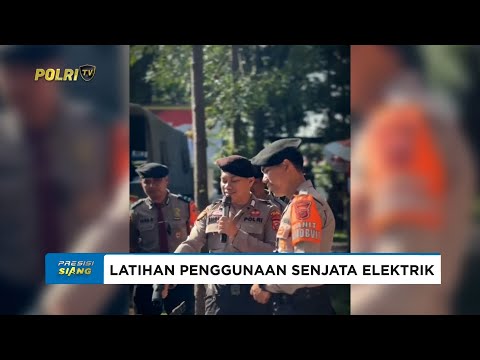 PAMOBVIT POLRES CIMAHI LATIHAN PENGGUNAAN SENJATA ELEKTRIK UNTUK PERLINDUNGAN MAKSIMAL