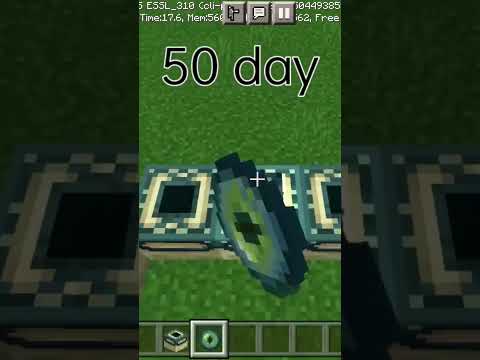 100 days survival in creative mode minecraft 😂