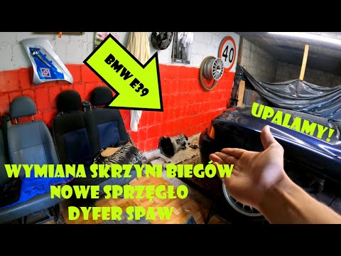Wymiana skrzyni biegów, sprzęgła i spawanie dyfra w BMW E39😍 Pierwsze upalanie!