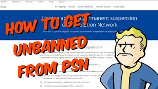 How To Get Unbanned From PlayStation Network (2022 Tutorial - Working 100%)