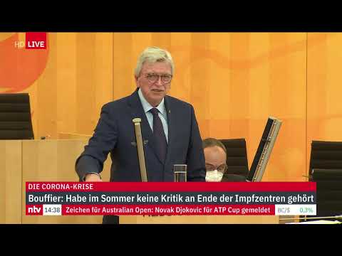 LIVE: Regierungserklärung des hessischen Ministerpräsidenten Bouffier zur Corona-Lage