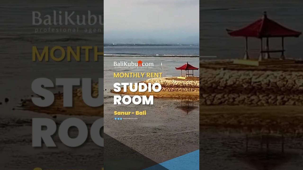 Amr.087.eij | For Monthly Rent - Modern Studio Apartment In Sanur