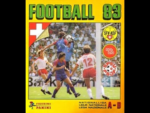 STICKERS PANINI SWISS CHAMPIONSHIP 1983 GRASSHOPPERS CLUB