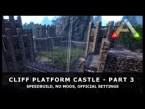 Speedbuild - Part 3: More walls and towers (Cliff Platform Castle)
