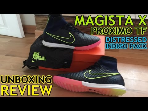 Nike MagistaX Proximo TF "Distressed Indigo Pack 2016" |Unboxing & Review|