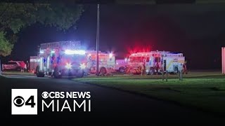 Fire at Saint David Catholic Church School in Davie