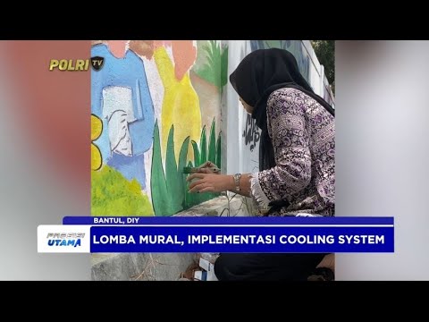 POLRES BANTUL GELAR PAMERAN MURAL COOLING SYSTEM PILKADA