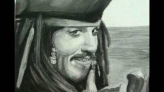 How to Paint Jack Sparrow (Johnny Depp) Step by St