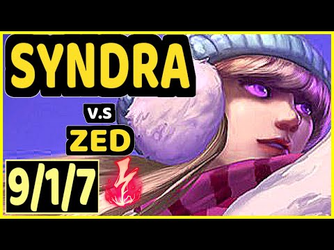 MAGIFELIX (SYNDRA) vs ZED - 9/1/7 KDA MID CHALLENGER GAMEPLAY - EUW
