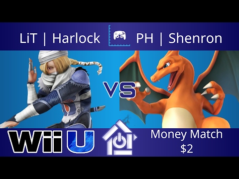 NaCl 5/6/17 - LiT | Harlock (Sheik) vs PH | Shenron (Charizard) - Smash 4 Money Match $2