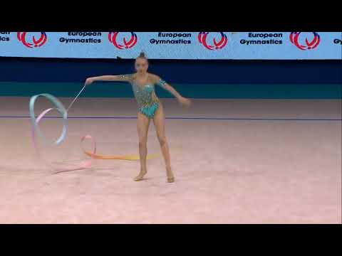 Helene KARBANOV Ribbon Final - European Championships Tel Aviv 2022