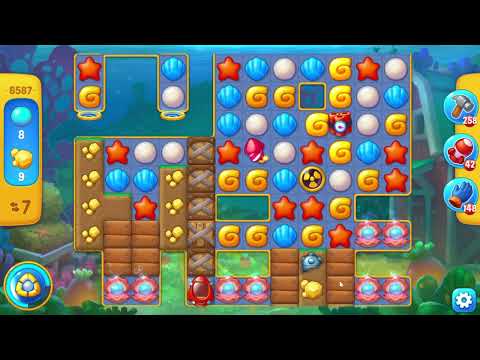 Fishdom 6587 Level - 26 moves - NO BooSTERS