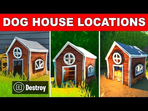 DESTROY DOG HOUSES – ALL 3 LOCATIONS MEOWSCLES' MISCHIEF CHALLENGES FORTNITE SEASON 2