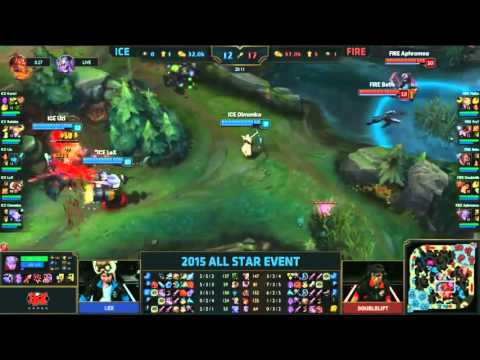 TEAM ICE vs TEAM FIRE Highlights - ICE vs FIRE – 2015 All-Stars Highlights – Day 2 LA MARKSMEN