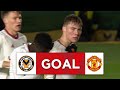 GOAL | Rasmus Højlund | Newport County 2-4 Manchester United | Fourth Round | Emirates FA Cup 2023-2