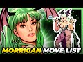MORRIGAN AENSLAND MOVE LIST Capcom Vs SNK 2 Mark Of The Millenium 2001 CVS2
