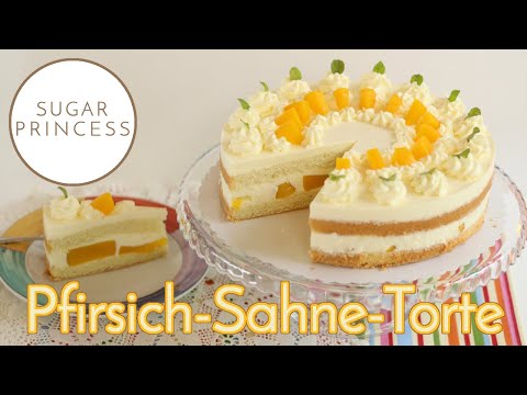 Super simple peach cheesecake | Recipe by Sugarprincess