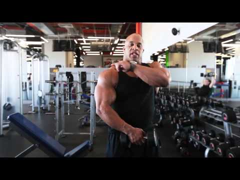 Delts workout with Victor Martinez