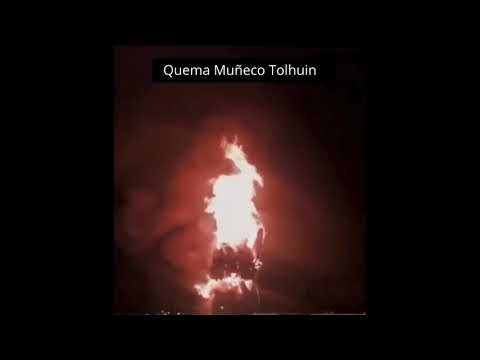 Así fue la quema del muñeco en Tolhuin, Tierra del Fuego