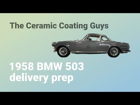 Thumbnail for The Ceramic Coating Guys prep a 1958 BMW 503 coupe for delivery after a multi-year restoration. by BMW 503