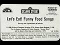 Sesame Street Let S Eat Funny Food Songs LV 51705 Copy