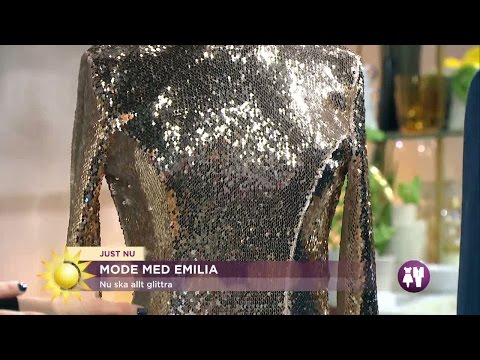 Vinterns glittriga mode till julens fester - Nyhetsmorgon (TV4)
