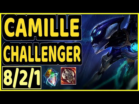 CANNA (CAMILLE) - 8/2/1 KDA CHALLENGER GAMEPLAY - KR
