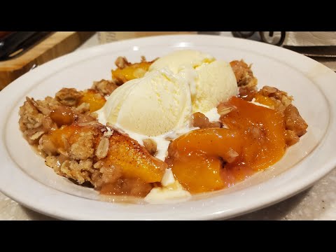 Old-Fashioned Recipe for Peach Crisp | Peach Crisp using Fresh Peaches