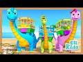 Dinosaur Bus Family Jurassic Zoo Eli Kids Songs Nursery Rhymes