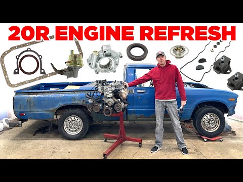 How to Replace Gaskets, Front & Rear Main Oil Seal, Oil Pump, Fuel Pump on Toyota 20R Engine