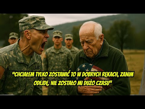 Weteran wyrzucony z bazy wojskowej — chwile później pod jego domem staje konwój z generałem