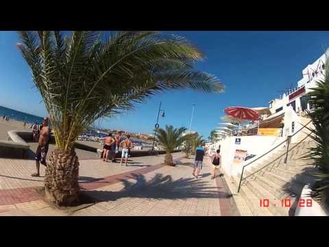 Teneriffa 2015 - Strandpromenaden (Löparperspektiv, lång)