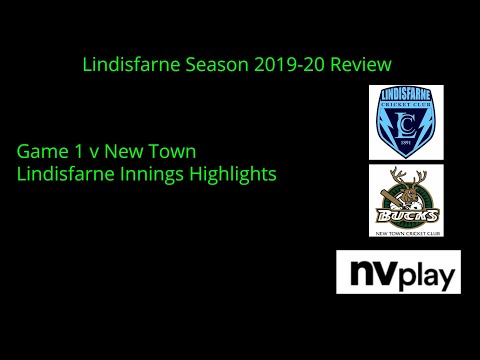 Match Highlights - CTPL 1st Grade - Lindisfarne v New Town - Lindisfarne Innings