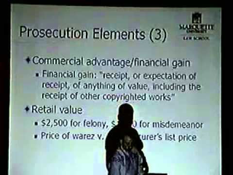 DEF CON 11 - Eric Goldman - Criminal Copyright Infringement and Warez Trading