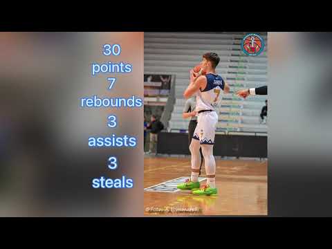 Neno Jovanovic highlights | Roseto vs Metauro Basket (16.01.23) | U19 DNG