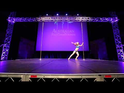 Bailey Hart, 2017 Australian Pole Championships Professional Finalist & Best Musical Interpretation
